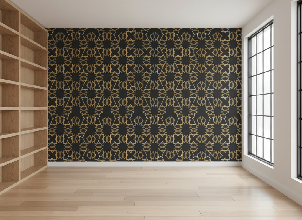 Alhambra Infinity Wallpaper - Geometric Sanctuary Collection