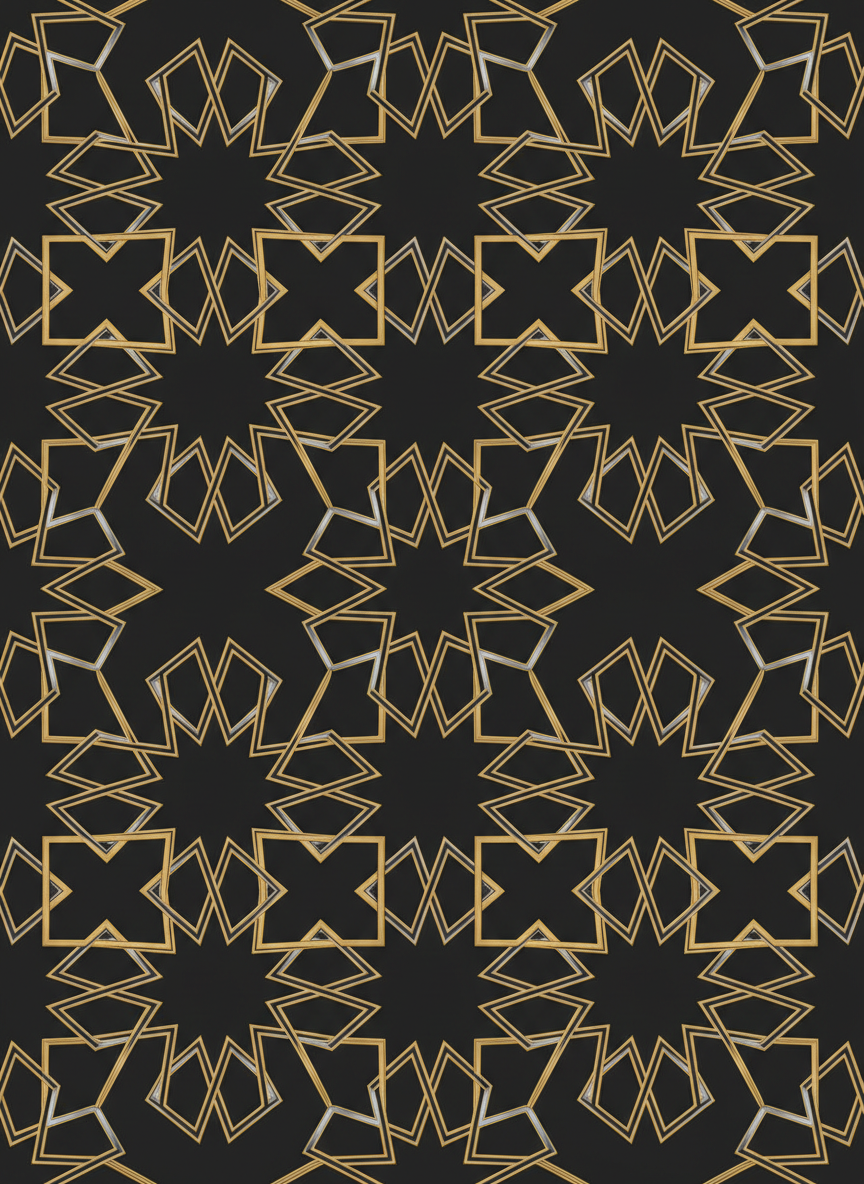 Alhambra Infinity Wallpaper - Geometric Sanctuary Collection