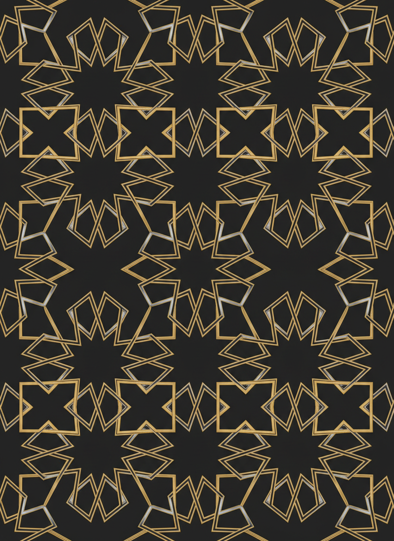 Alhambra Infinity Wallpaper - Geometric Sanctuary Collection