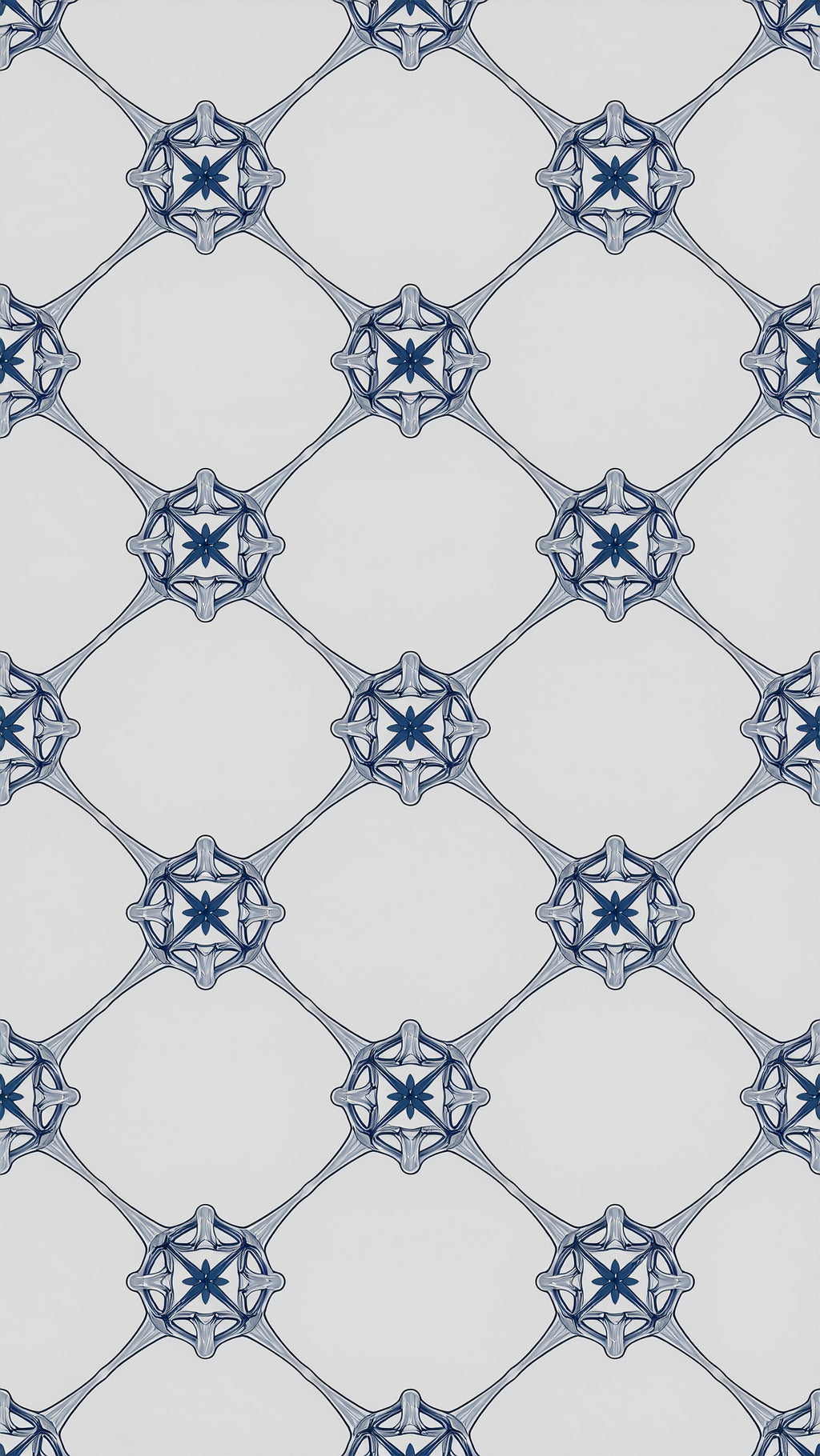 Optical Moire Ikat Wallpaper