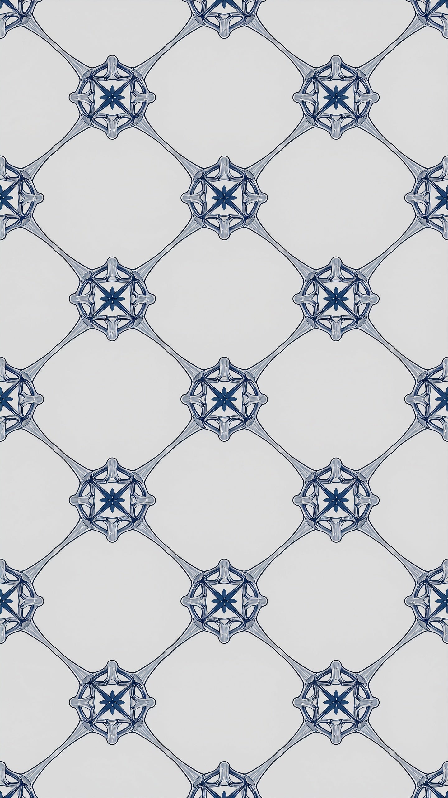 Optical Moire Ikat Wallpaper