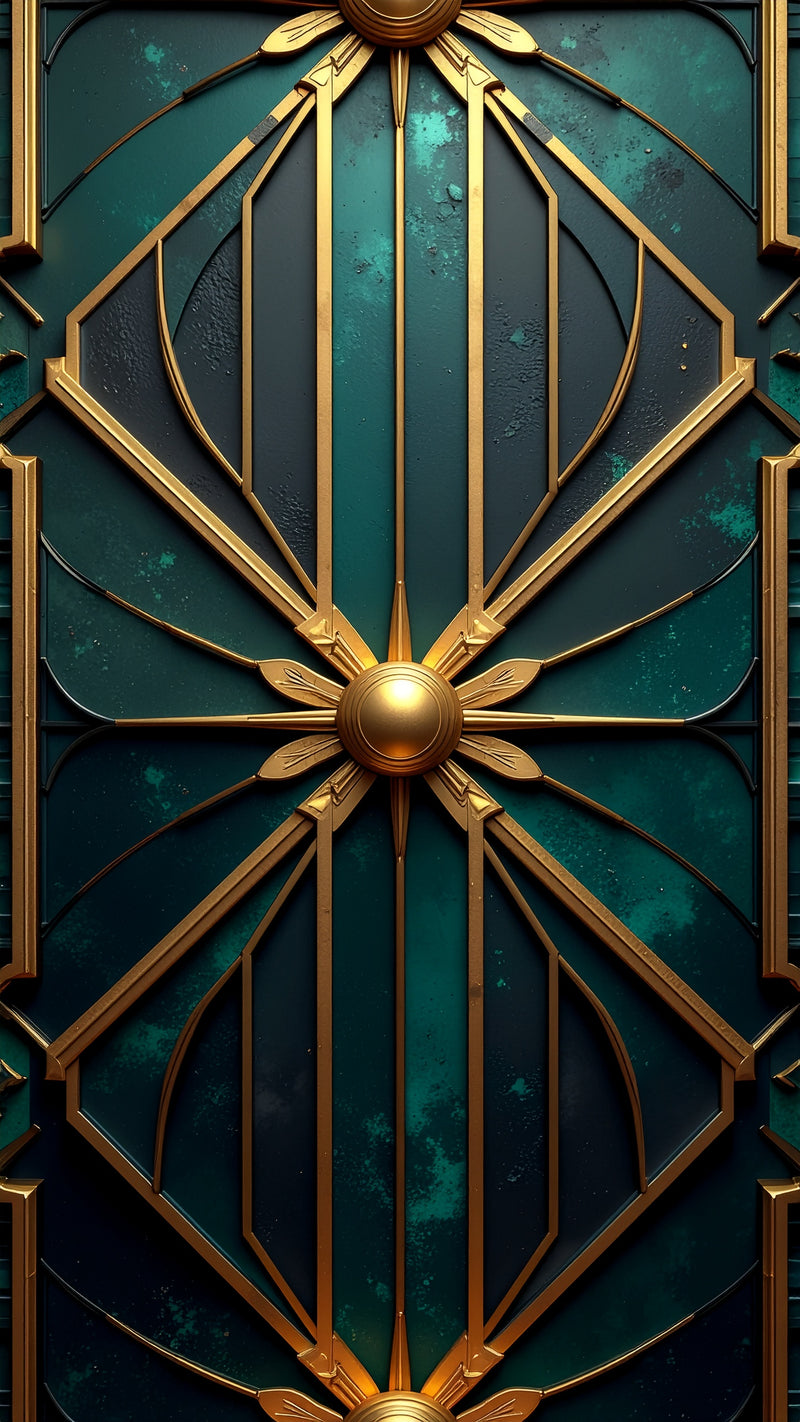 Bio-Digital Arabesque Wallpaper