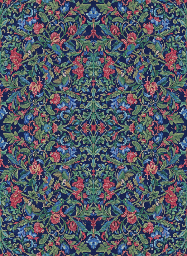 Mughal Jungle Wallpaper - Storyteller's Garden Collection