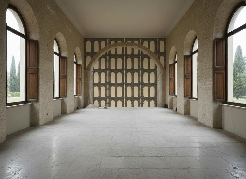 Romanesque Archway Wallpaper - Architectural Statements Collection