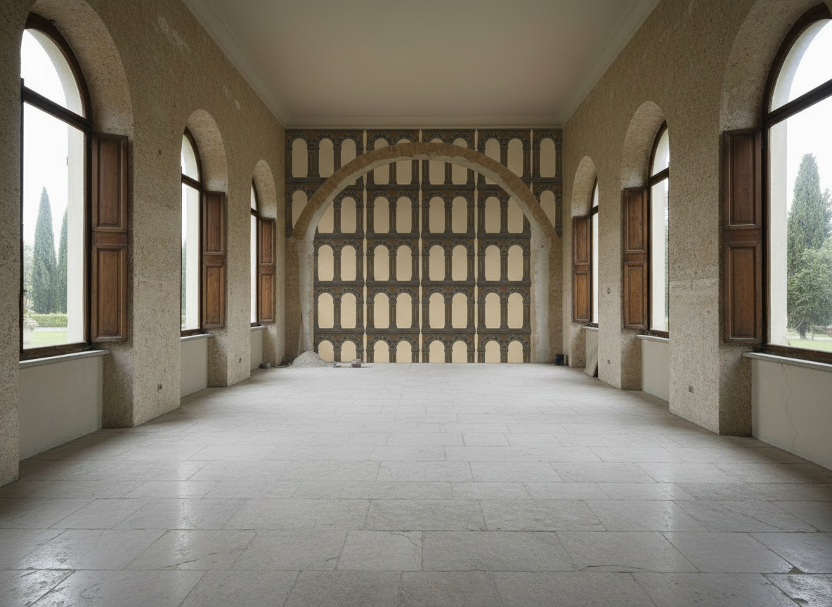 Romanesque Archway Wallpaper - Architectural Statements Collection